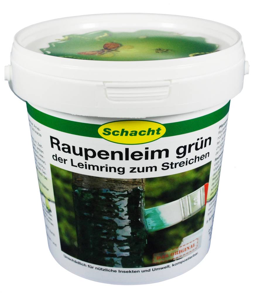 Schacht Raupenleim grün 1 KG