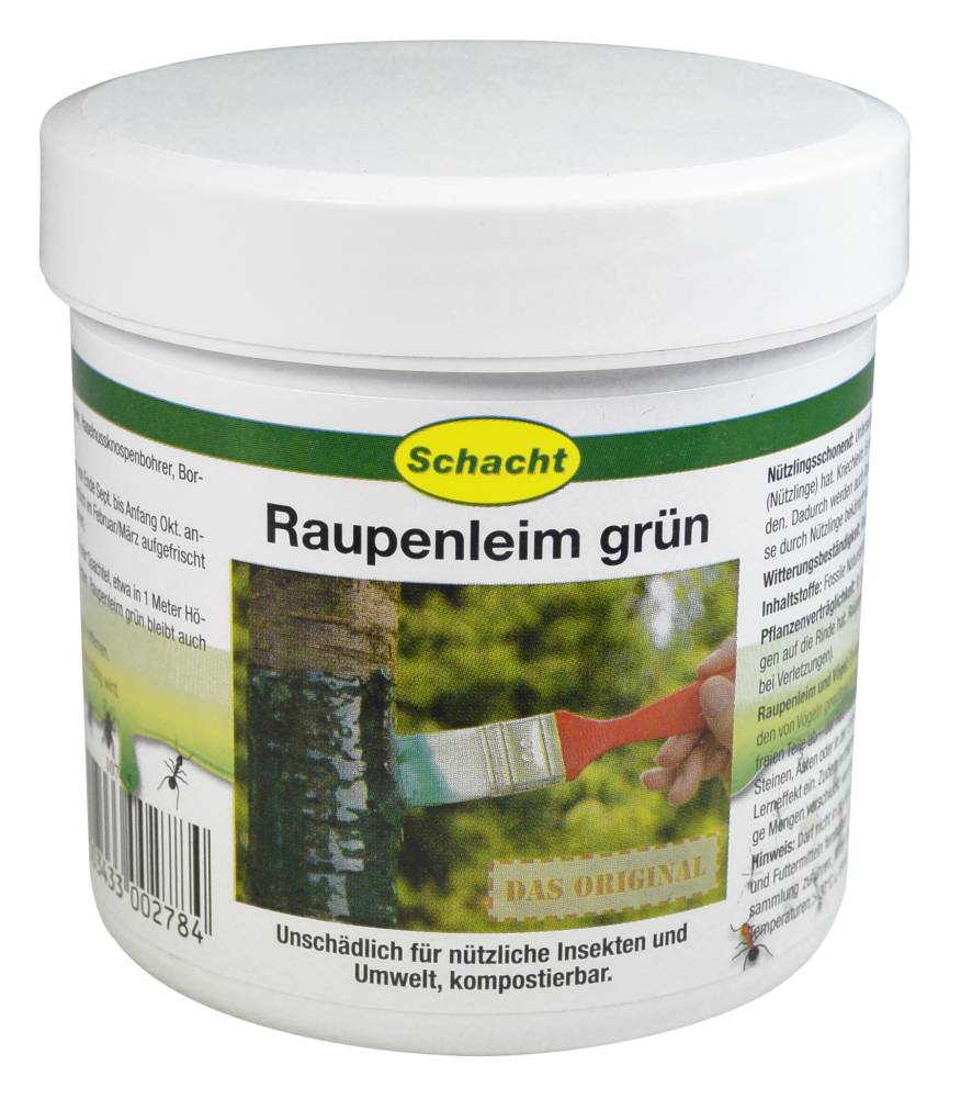 Schacht Raupenleim grün 250 gr.
