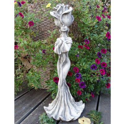 Silhouettes de Fleurs 'Rose', Betonguss von Zauberblume