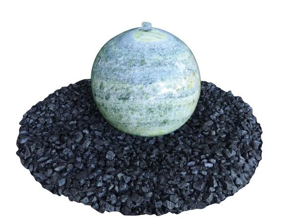 Marmor-Kugel grün 20er, poliert