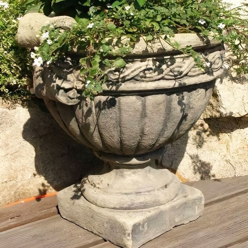 Garten- und Pflanzgefäß 'POTKA', Steinguss - Original von Vidroflor