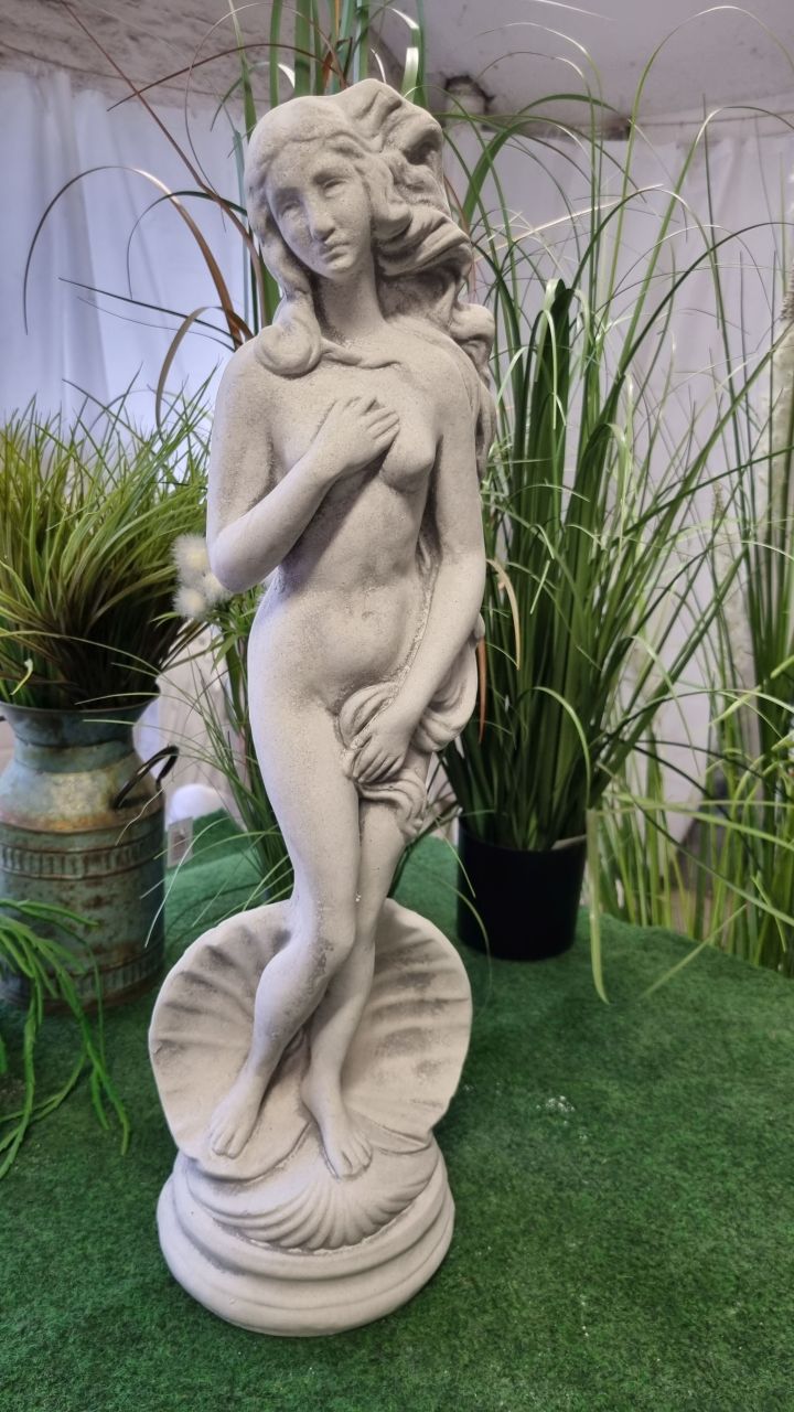 Gartenfigur 'Die Geburt der Venus', klein, verschiedene Farben