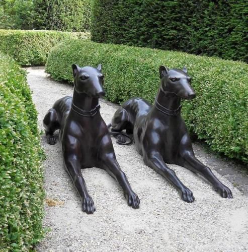 Bronzefigur Hunde 'Die Wächter'