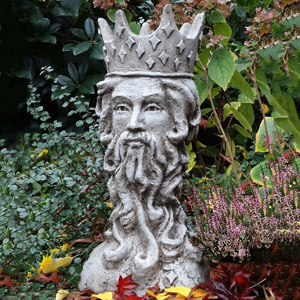 Pflanzkopf 'KÖNIG', Steinguss © by Fiona Scott - Original von Vidroflor