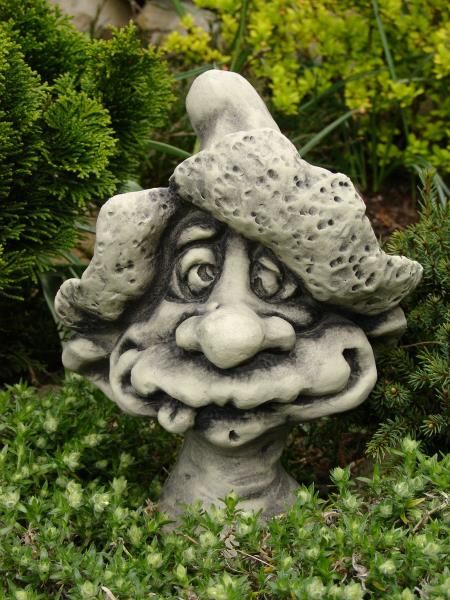 Gartenfigur Magic Mushrooms, 'HARALD', Steinguss - Original von Vidroflor