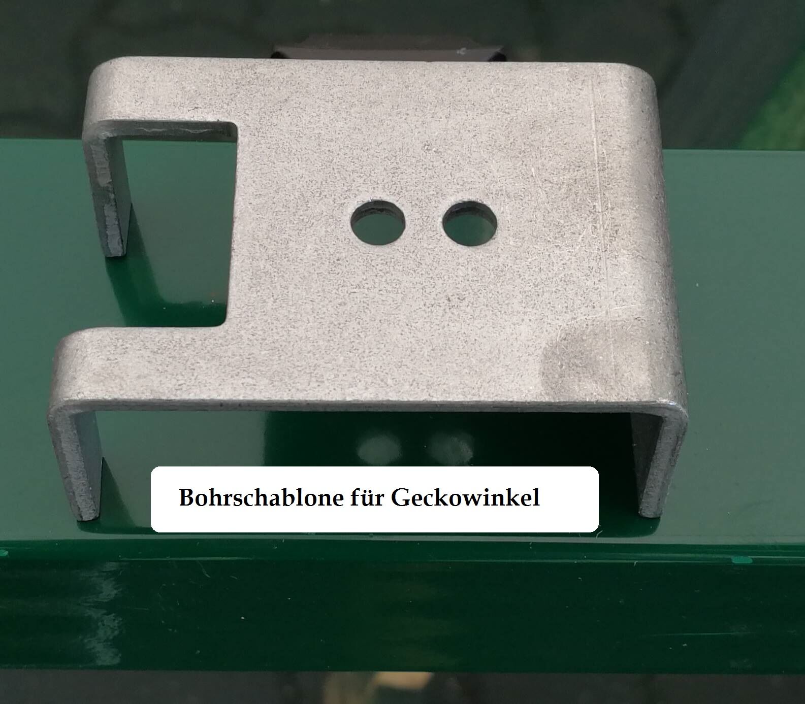 Bohrschablone für Geckowinkel 