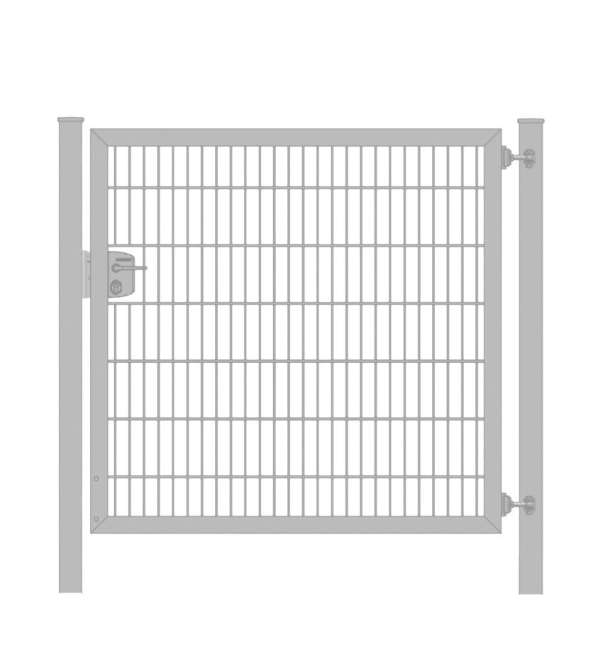 Zauntür / Gartentor Premium-Plus-Line 8/6/8 Verzinkt Breite 150cm x Höhe 100cm 5 Jahre Garantie - Top Qualität