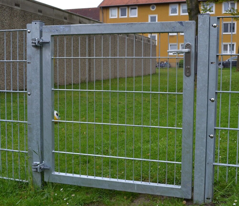 Zauntür / Gartentor Premium-Line Verzinkt Höhe 160 cm Breite 150 cm (lichte Weite) 5 Jahre Garantie - Top Qualität