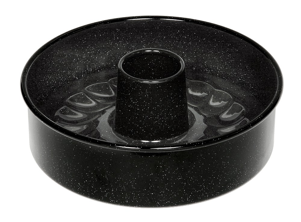 Riess Tortenform 3-teilig Emaille Schwarz 26cm