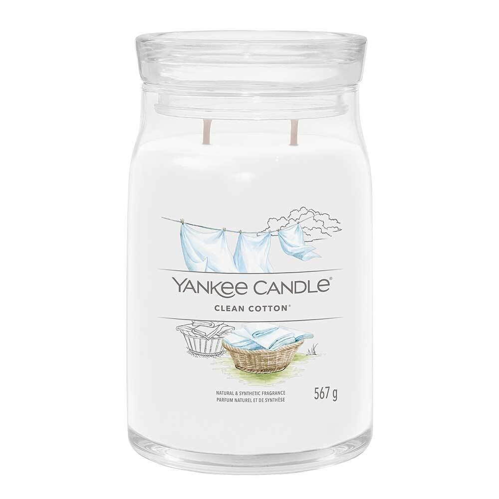 Yankee Candle Duftkerze Signature Clean Cotton 567 g
