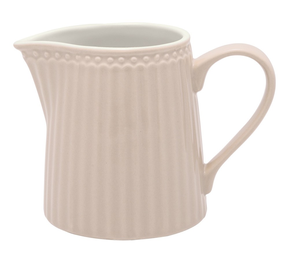 Greengate Milchkännchen Alice Fudge Steingut Creme