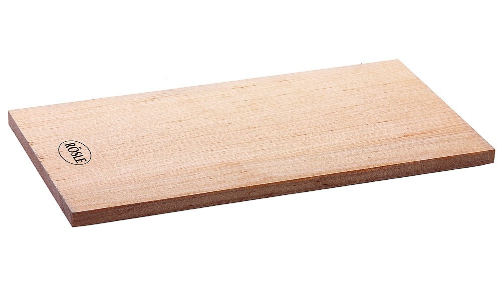 RÖSLE Aromaplanken Erle 2 Stück Räucherbrett 30x15cm