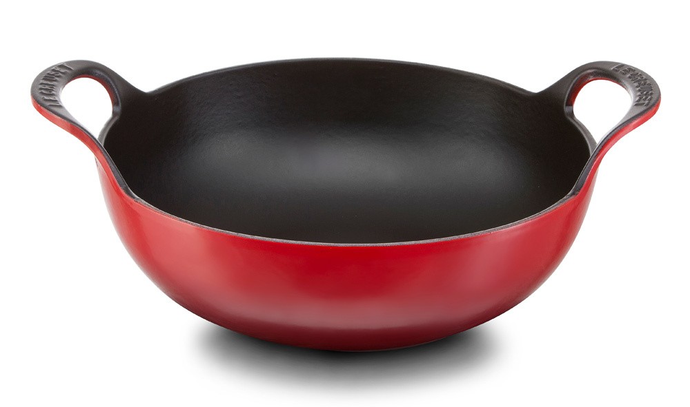 Le Creuset Balti Dish Schmorbräter Gusseisen Kirschrot 24cm