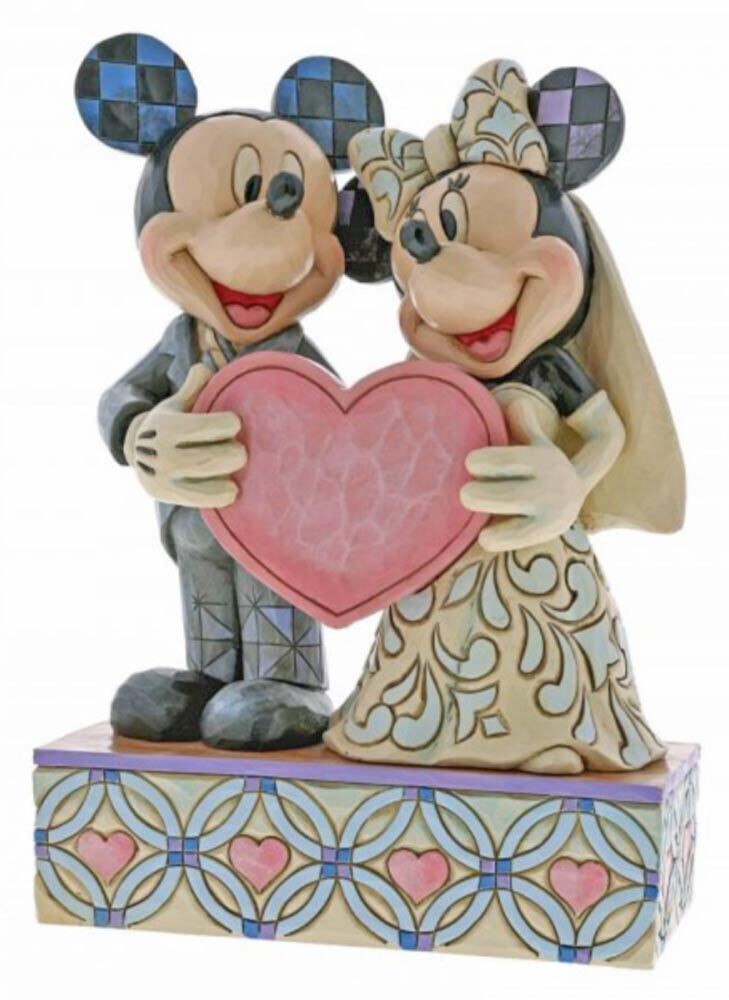 DISNEY Figur Mickey & Minnie Hochzeit Two Souls, One Heart by Jim Shore