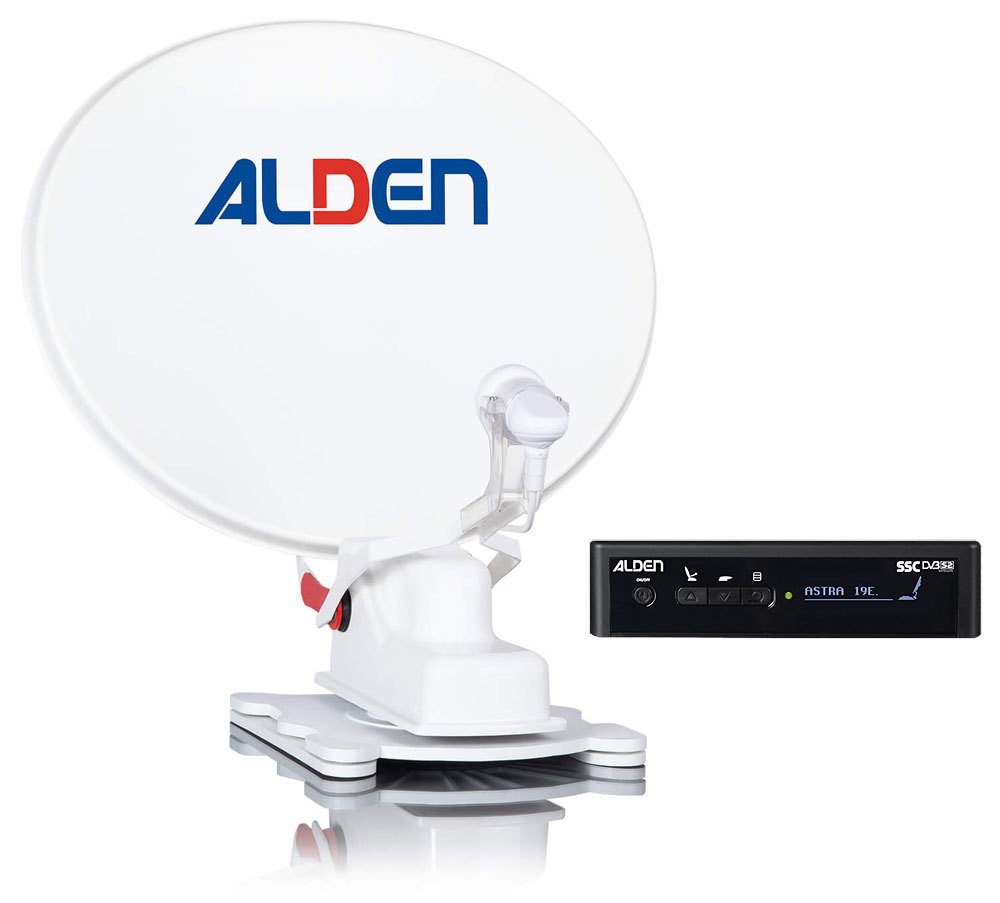 Alden Onelight 65 HD mit S.S.C. HD-Steuermodul - Camping Sat-Anlage SINGLE LNB