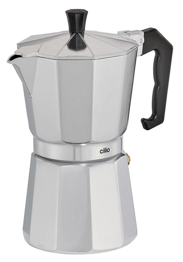 Cilio Espressokocher CLASSICO Aluminium 6 Tassen