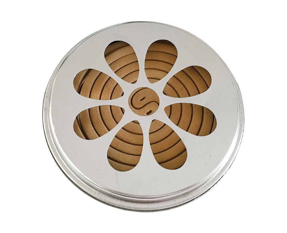 10 Citronella Rauchspiralen mit Halter Zitronengras Citronella-Duft