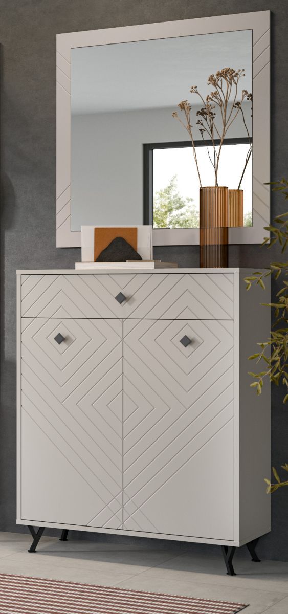 Garderobe Set 2-tlg. Apunti in sand 80 cm