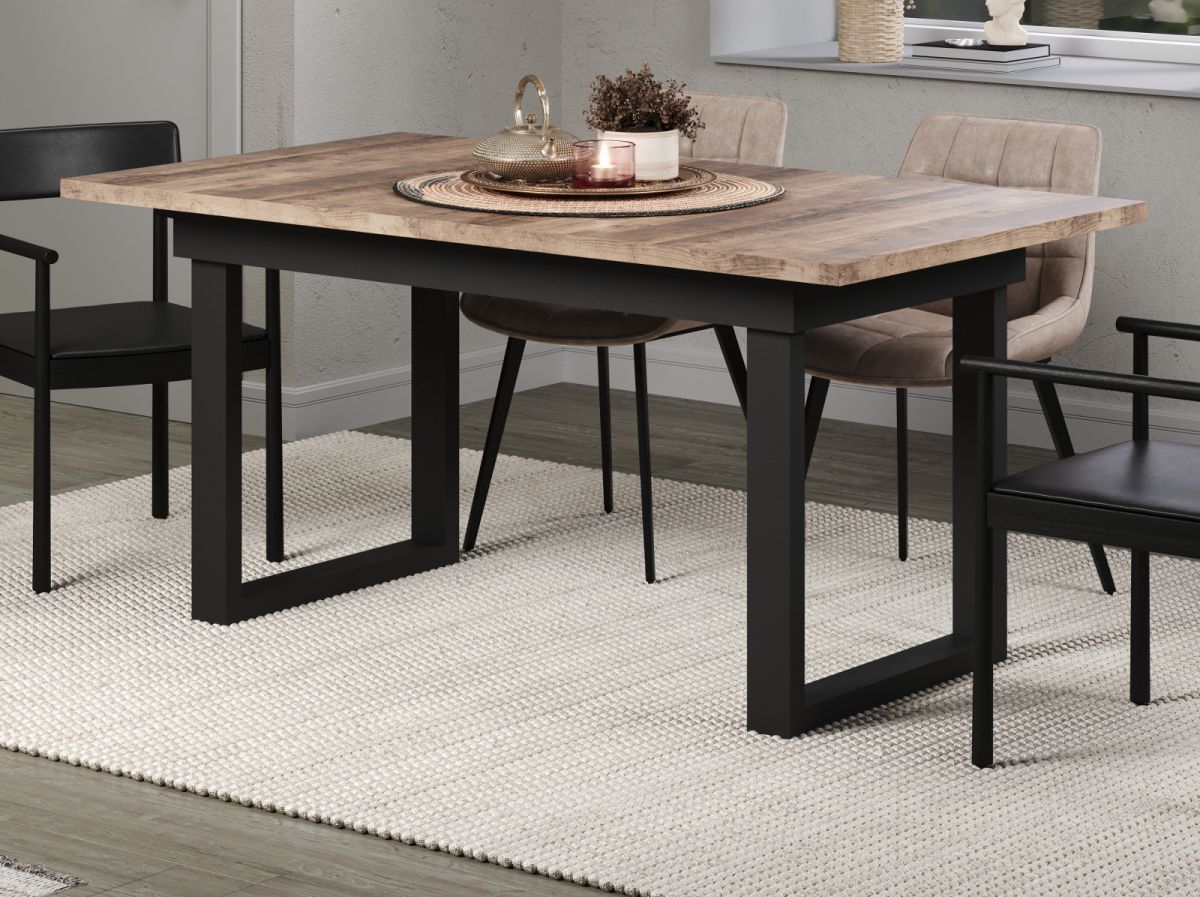 Esstisch Syncro in Tabak Eiche ausziehbar 160 - 200 cm