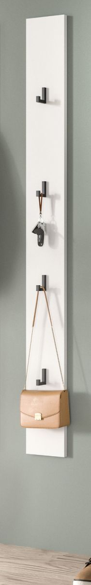 Garderobe Relief in weiß 16 x 150 cm