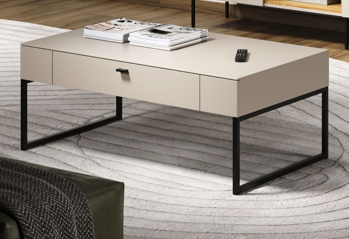 Couchtisch Sao Paulo in Sand 110 x 68 cm