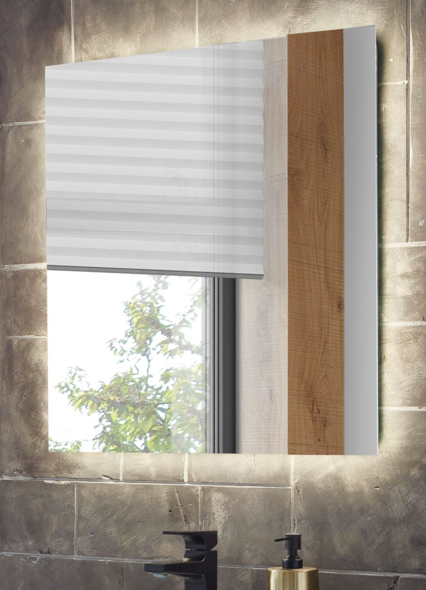 Badezimmer Spiegel Glide mit LED Beleuchtung 60 cm