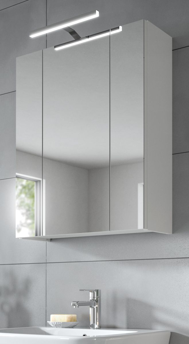 Badezimmer Spiegelschrank Cover in weiß 60 cm