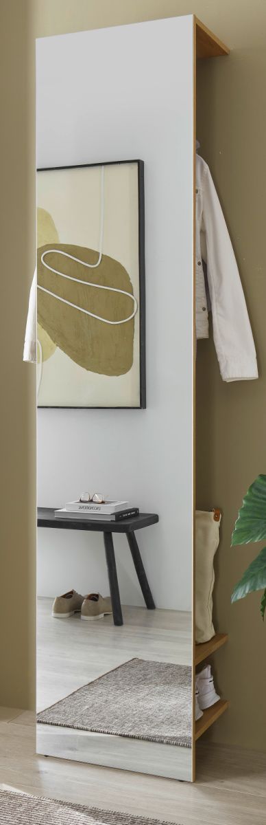 Garderobe Center in Eiche 50 x 200 cm