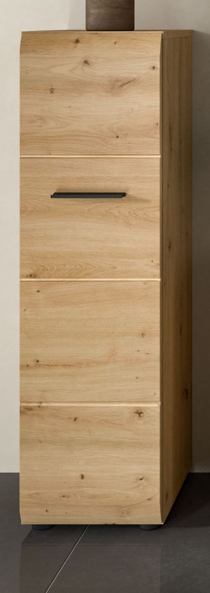 Badezimmer Kommode Cover in Eiche 30 x 106 cm