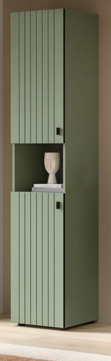 Flurschrank Loreno in grün 40 x 192 cm