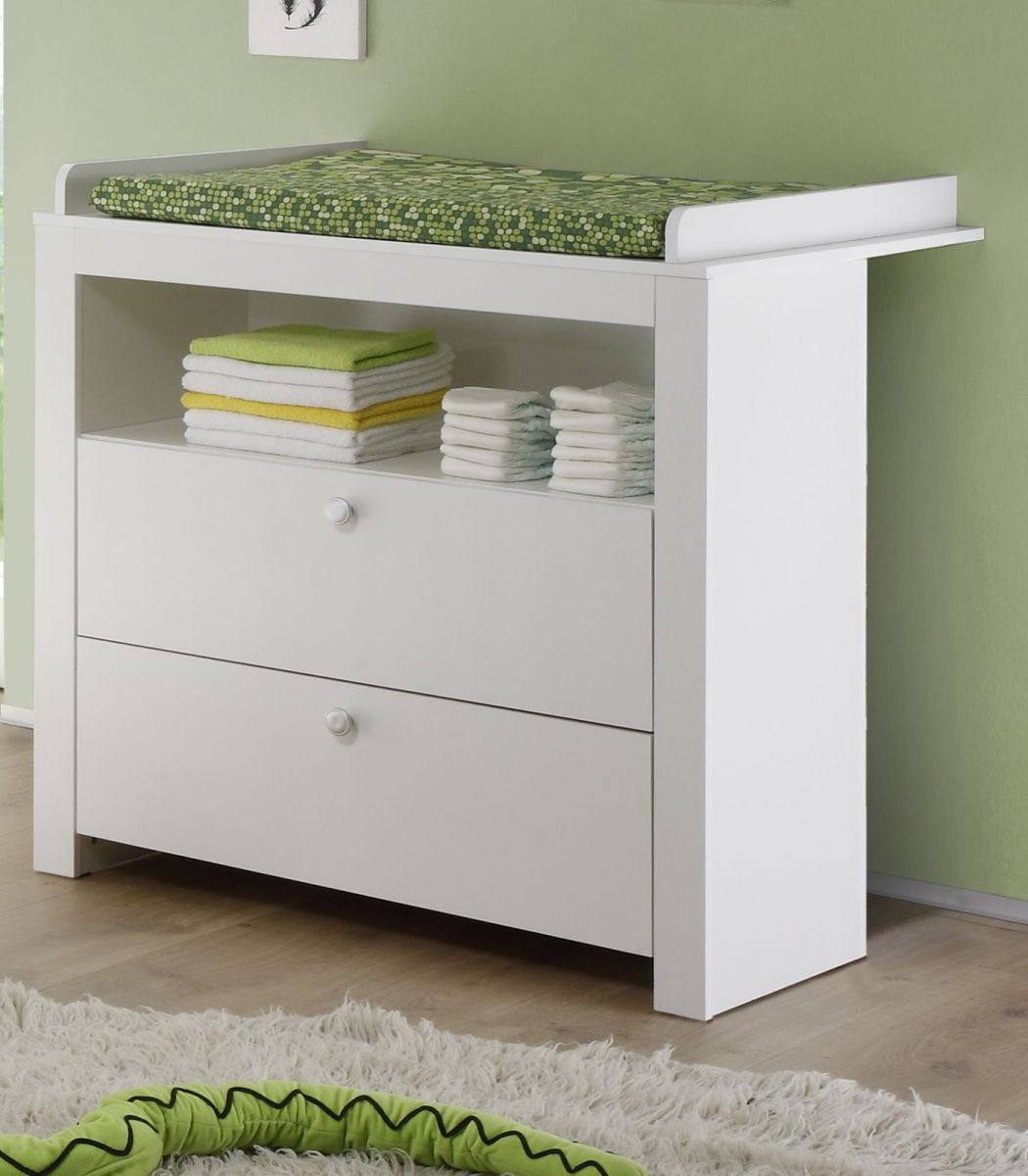 Wickelkommode Olivia in weiß 96 x 111 cm