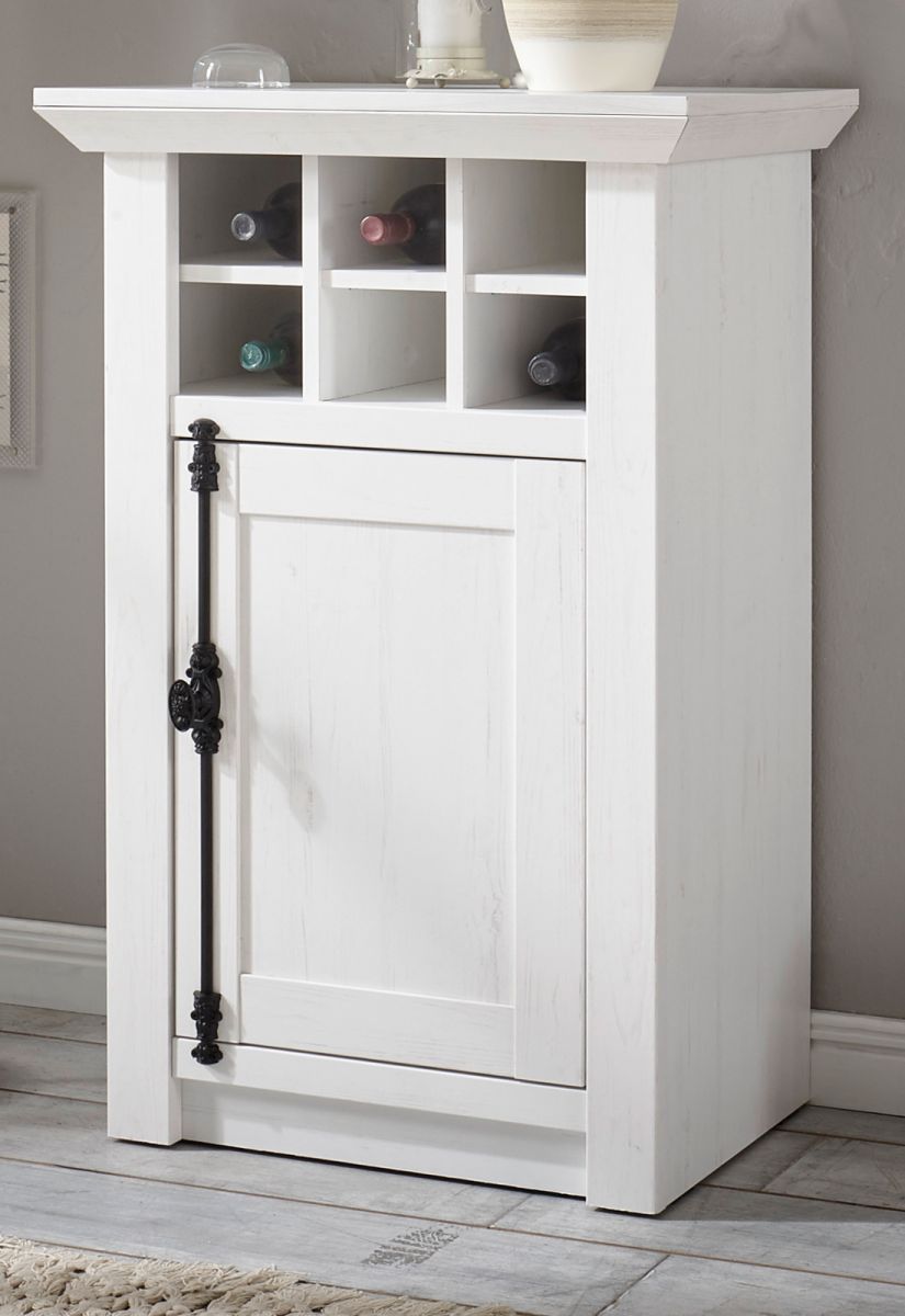 Kommode Hooge in Pinie weiß 63 x 100 cm