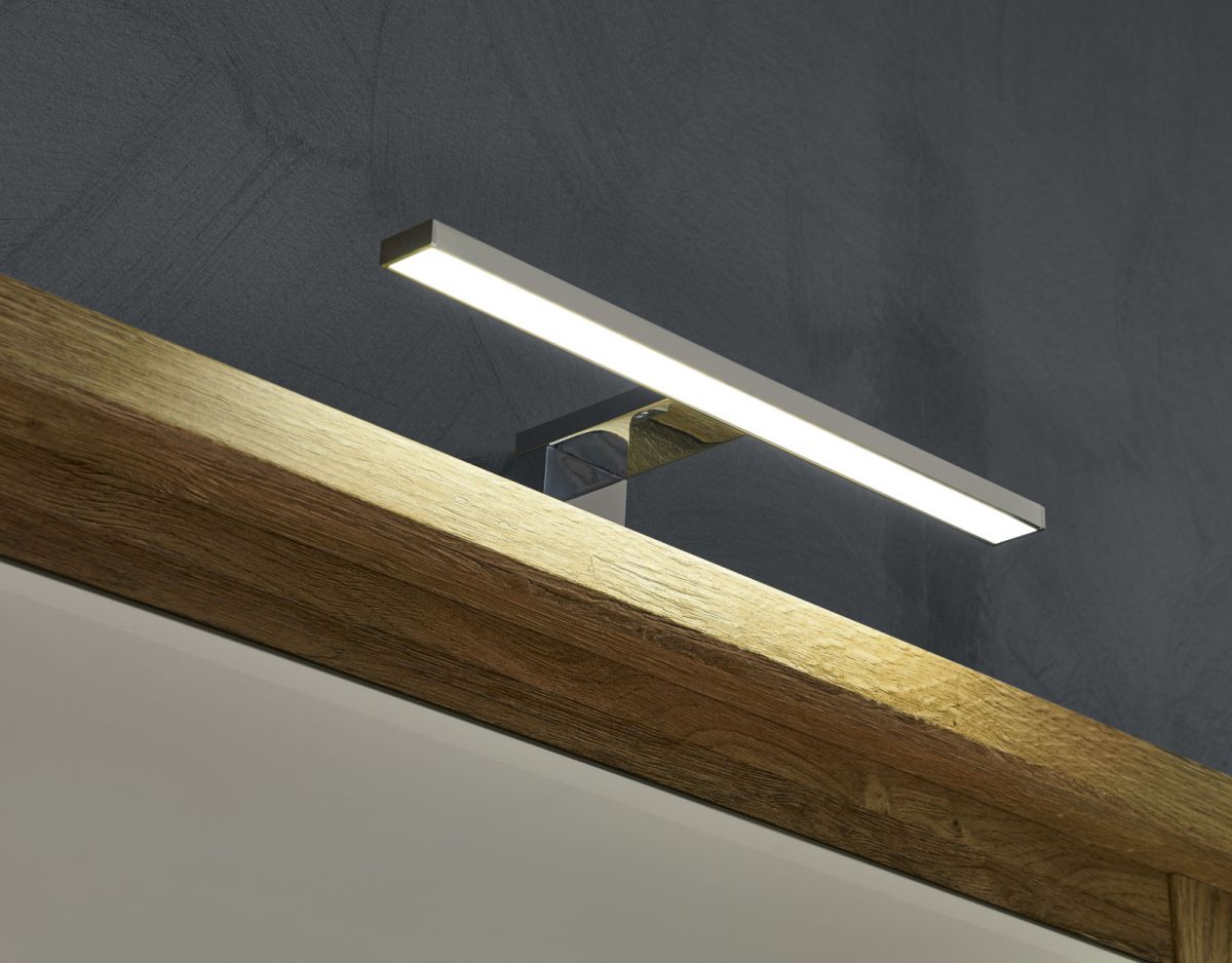 LED Spiegellampe Badlampe in Chrom für Spiegel Beach Campus Florida Miami Canyon