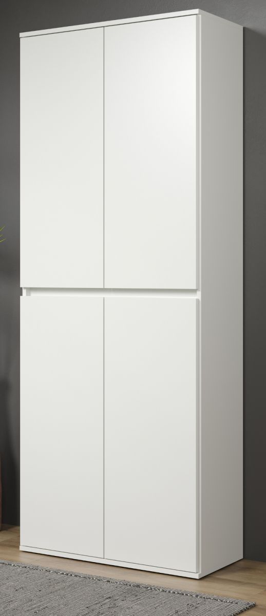 Garderobenschrank Nevada weiß Schuhschrank 74 cm