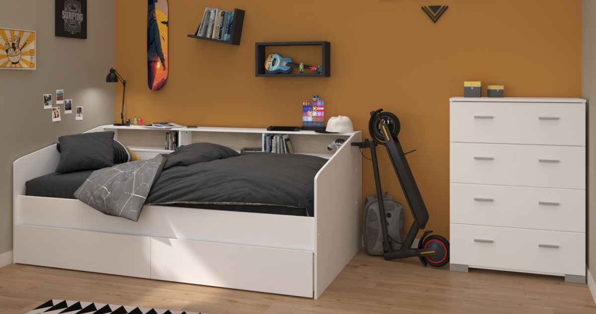 Parisot Kinderzimmer und Jugendzimmer Sleep in weiß Set 2-tlg.