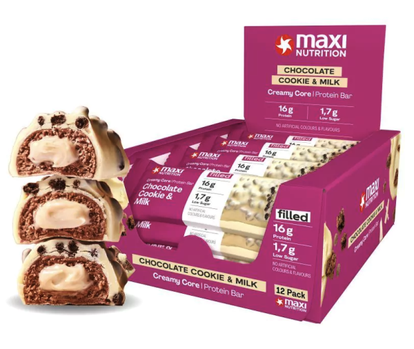 Creamy Core Box (12x45g), Maxi Nutrition Peanut Caramel