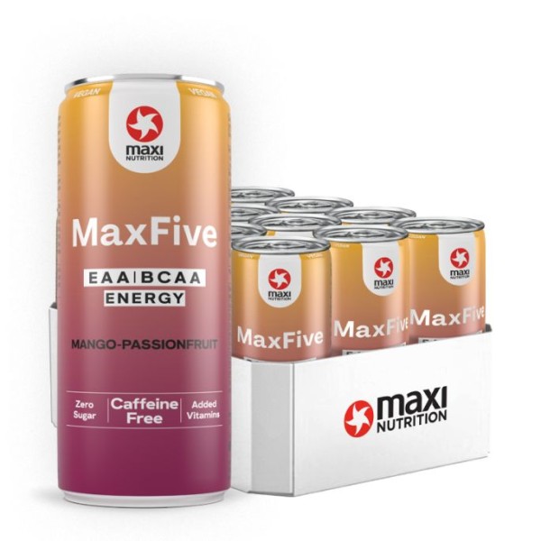MaxFive EAA/BCAA Drink (12x330ml Tray), Maxi Nutrition
