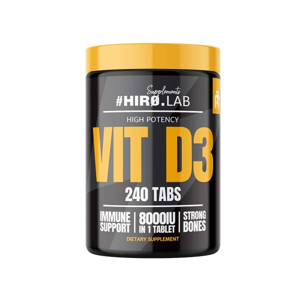 Vitamin D3 8000IU (240 Tabs), Hero Labs