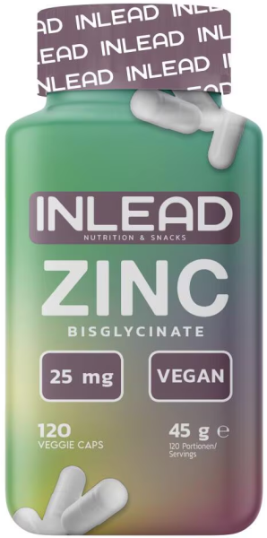 Zinc Bisglycinate (120 Caps), Inlead Nutrition