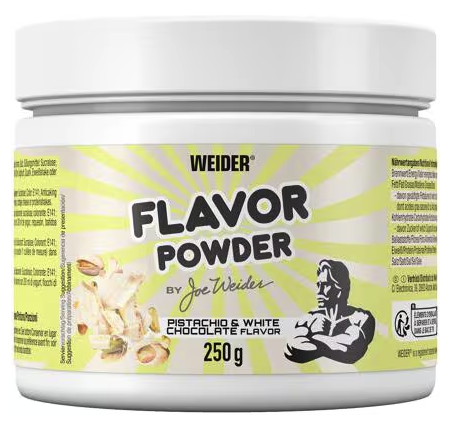 Flavor Powder Pistachio & White Choco (250g) - MHD 30.10.25, Weider