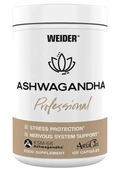 Ashwagandha Pro (120 Caps) MHD 30.11.25, Weider