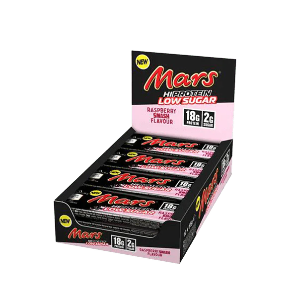Mars Raspberry Low Sugar High Protein Box (12x55g)