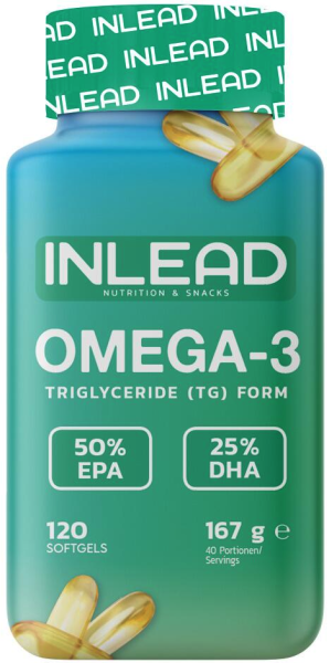 Omega 3 (120 Caps), Inlead Nutrition
