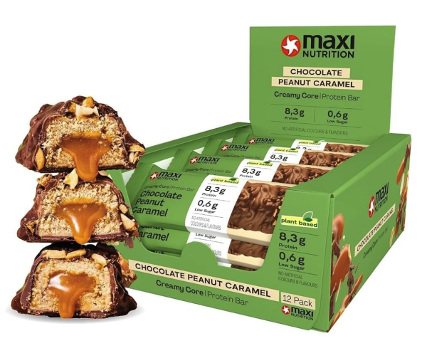 Vegan Creamy Core Box (12x45g), Maxi Nutrition Orange