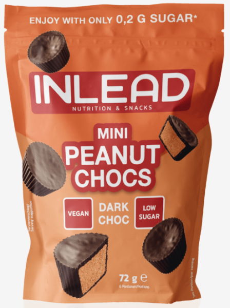 Mini Peanut Chocs (72g), Inlead Nutrition