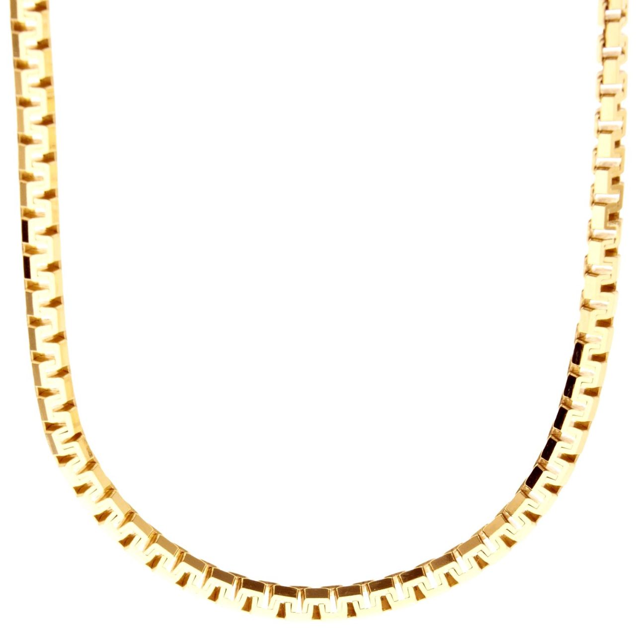 Sterling 925er Silber Venezianerkette - VENETIAN 4,5mm gold