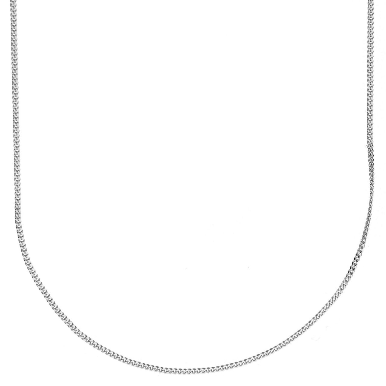 Sterling 925er Silber Panzerkette - CURB 1mm