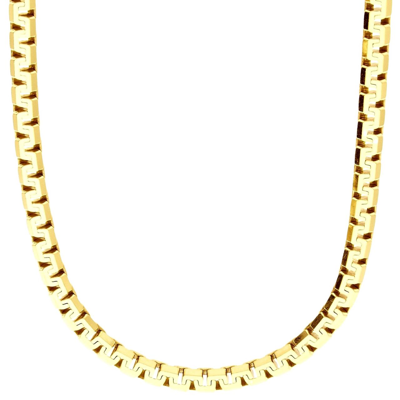 Sterling 925er Silber Venezianerkette - VENETIAN 5,6mm gold