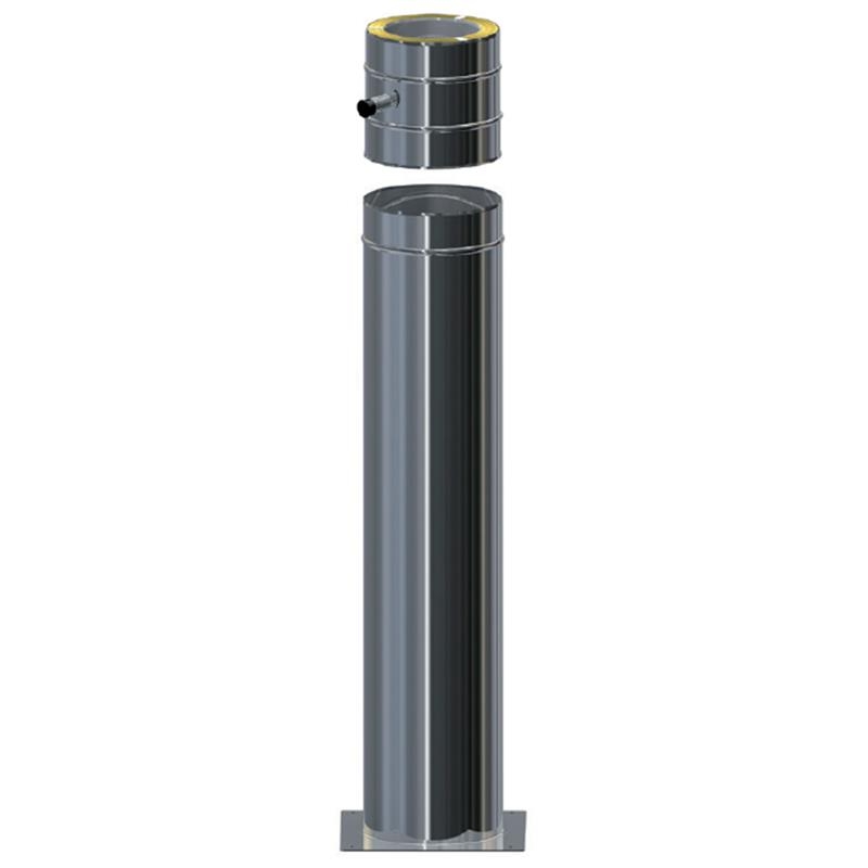 MKD DW Premium Standfuß mit Kondensatschale kürzbar L=1000 alle Durchmesser