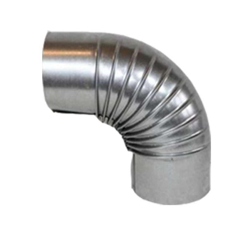 Ofenrohr Bogen 90° ohne Tür FAL DN 130mm